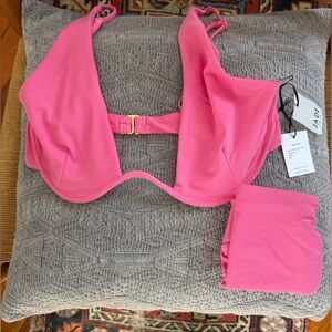 Jade Swim Petal Pink Top and Bottom *set* XL